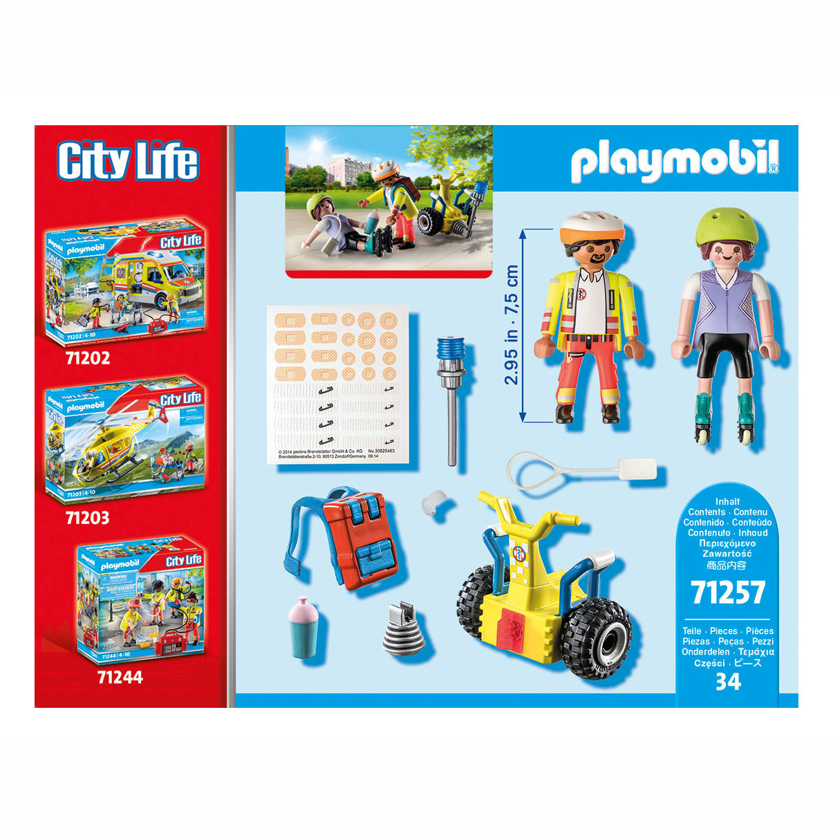 Playmobil Starterpack Sauvetage avec Segway - 71257