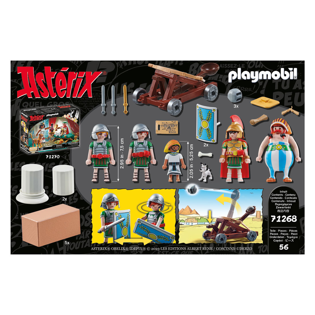 Playmobil Asterix Toonis und der Kampf um den Palast – 71268