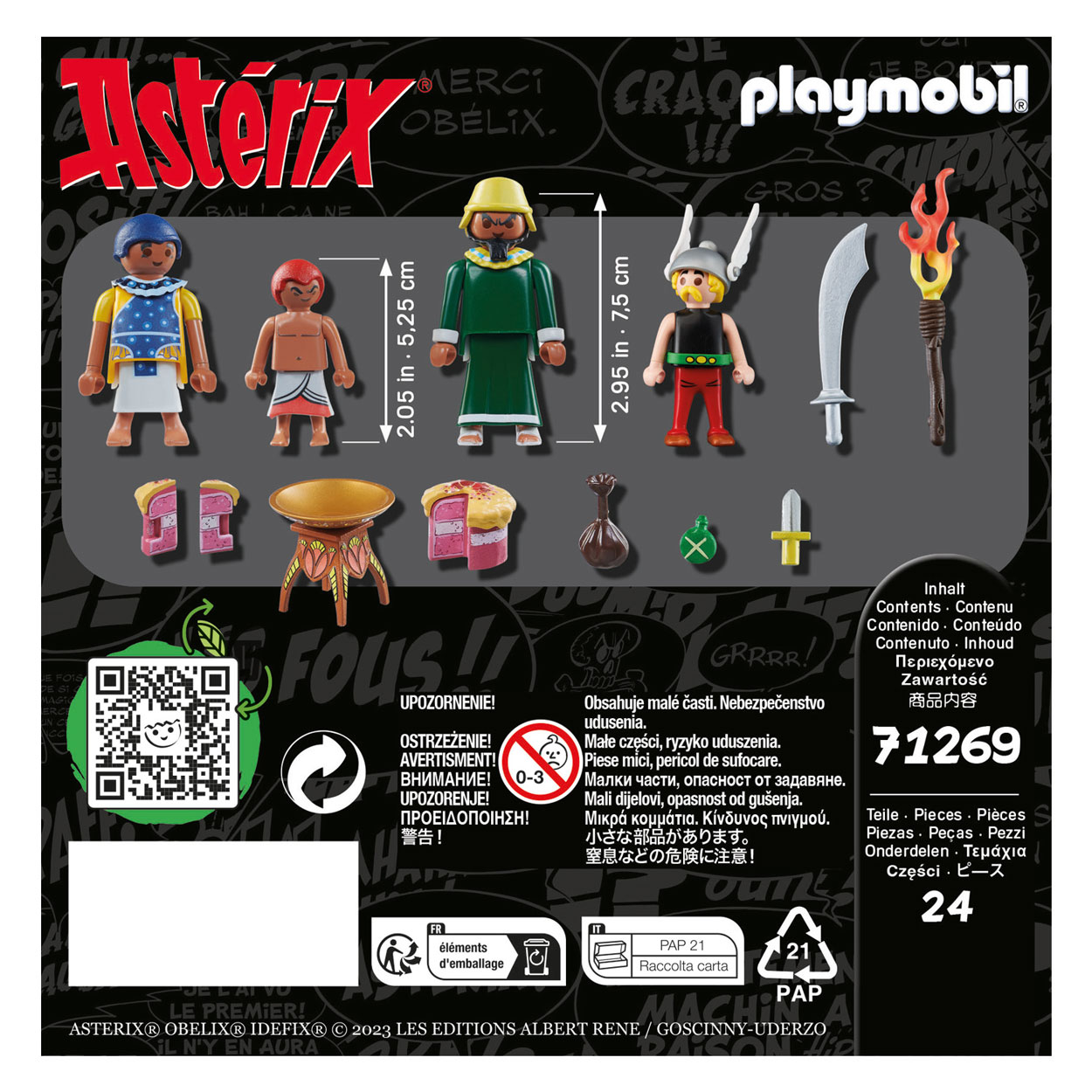 Playmobil Asterix De vergiftigde Taart van Plurkis - 71269