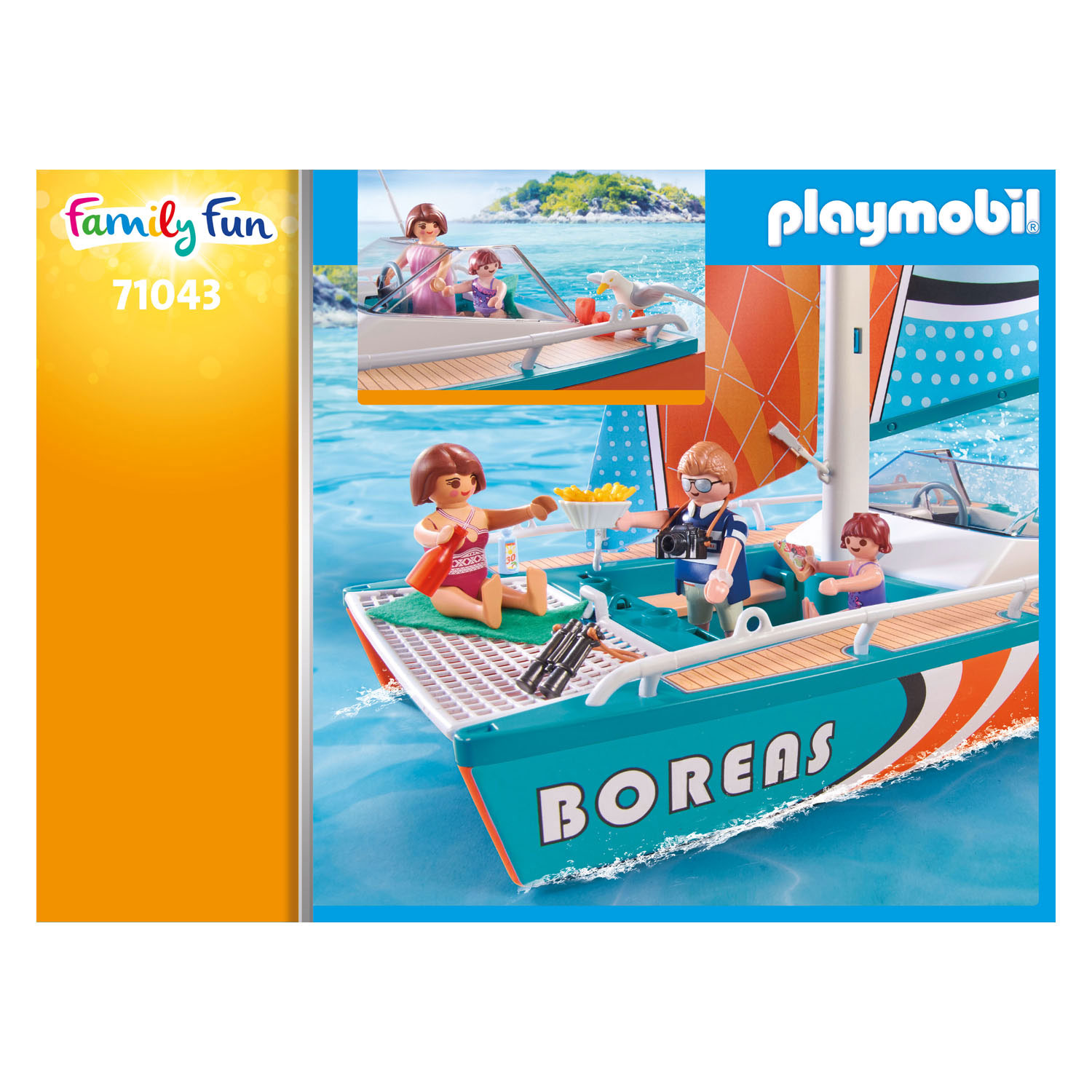 Playmobil Catamaran amusant en famille - 71043