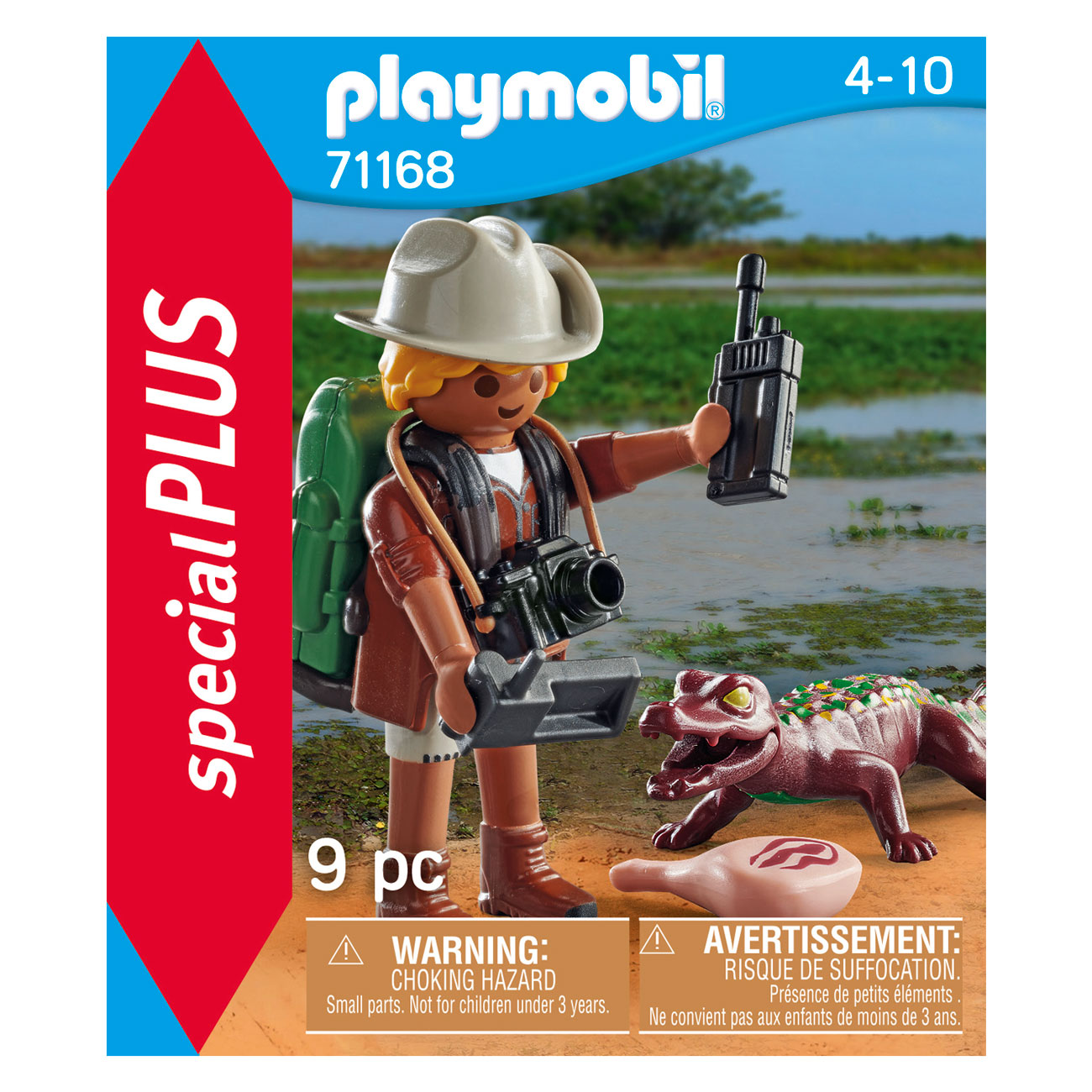 Playmobil Specials Enquêteur avec Jeune Caïman - 71168