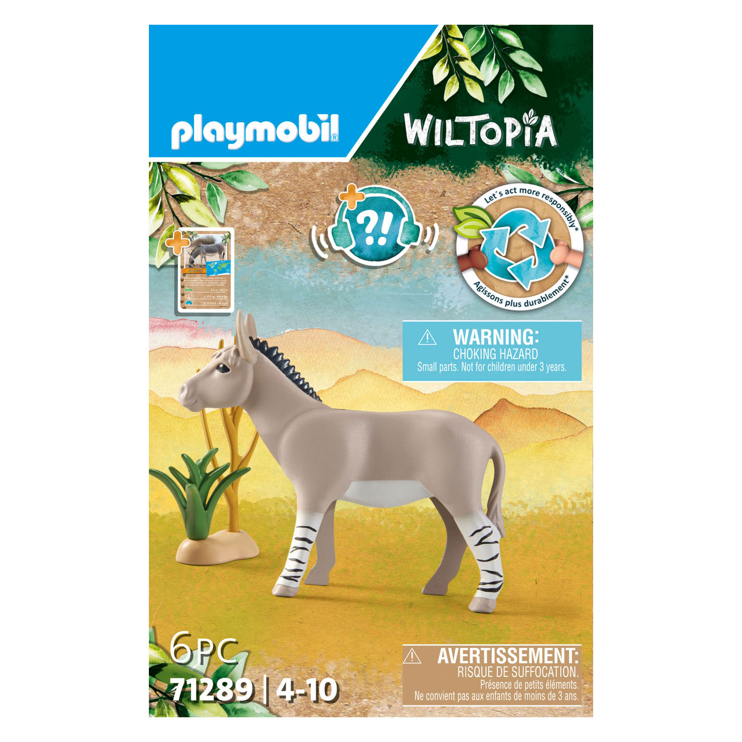 Playmobil WIltopia Afrikaanse Wilde ezel - 71289