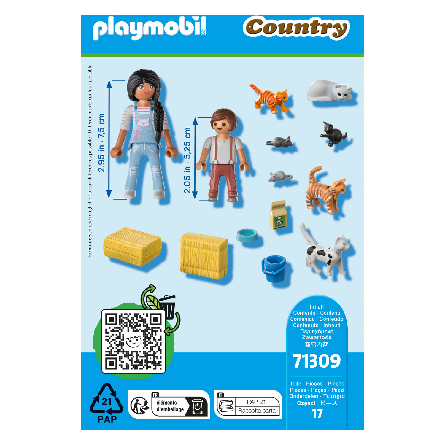 Playmobil Country Cat-Familie - 71309
