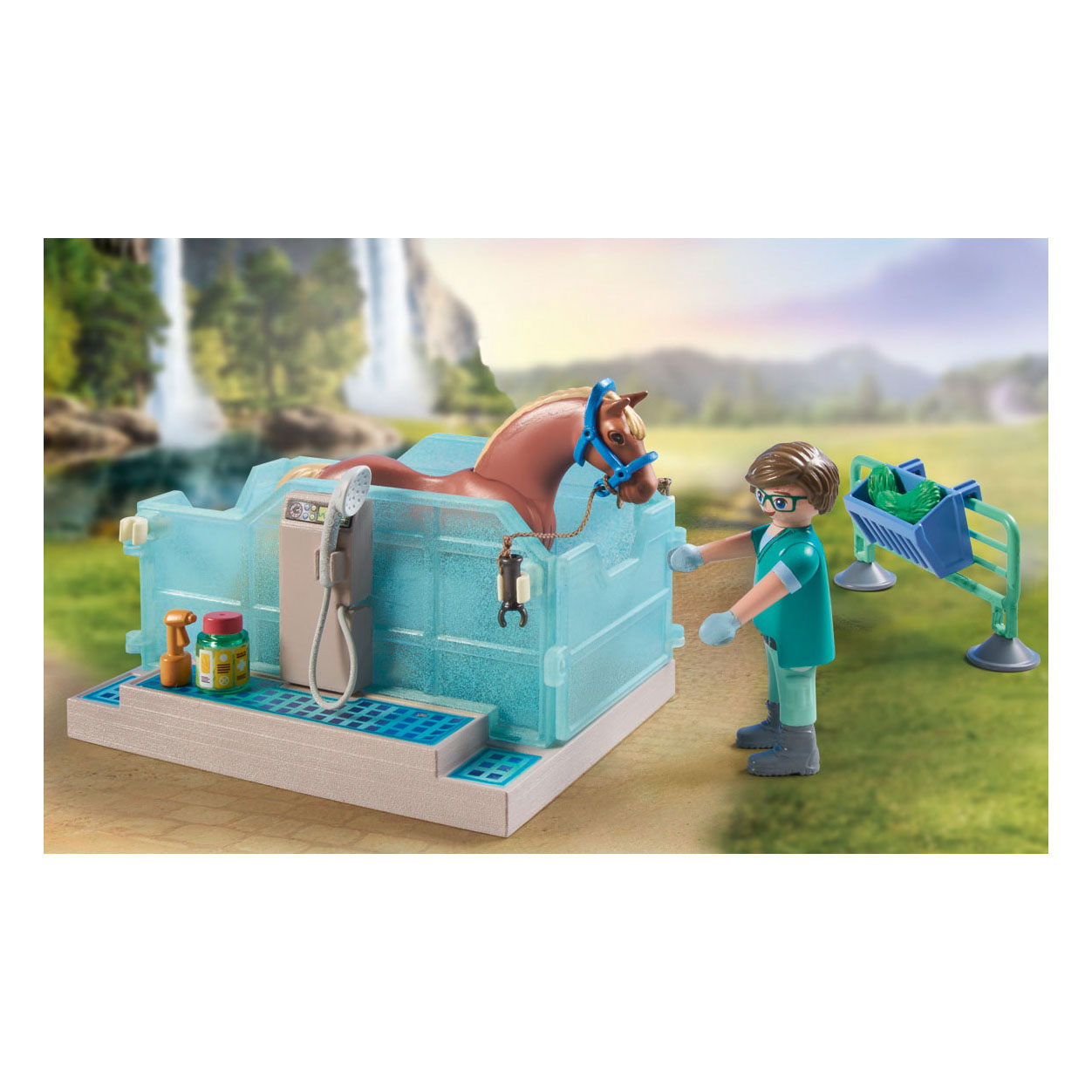 Playmobil Horses of Waterfall Reittherapie & Tierarztpraxis – 71352