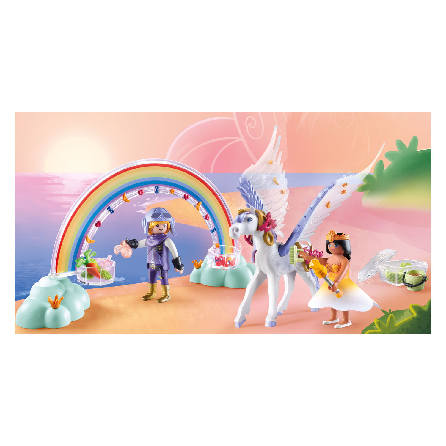 Playmobil Princess Magic Pegasus avec arc-en-ciel - 71361