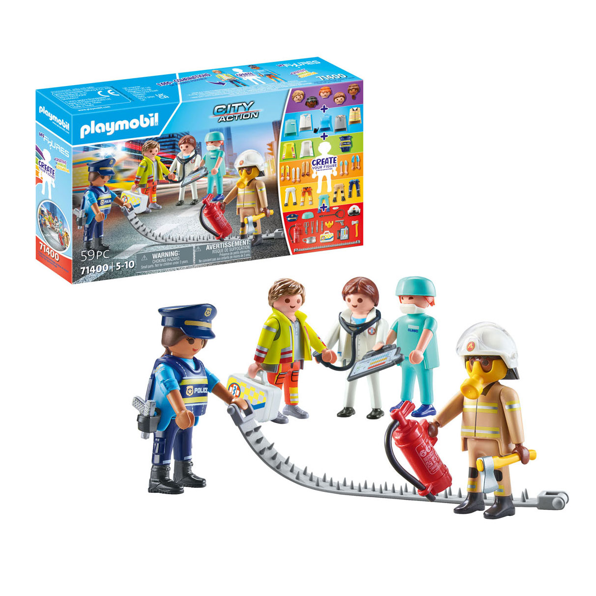 Playmobil City Action Meine Figuren: Rettungsmission – 71400