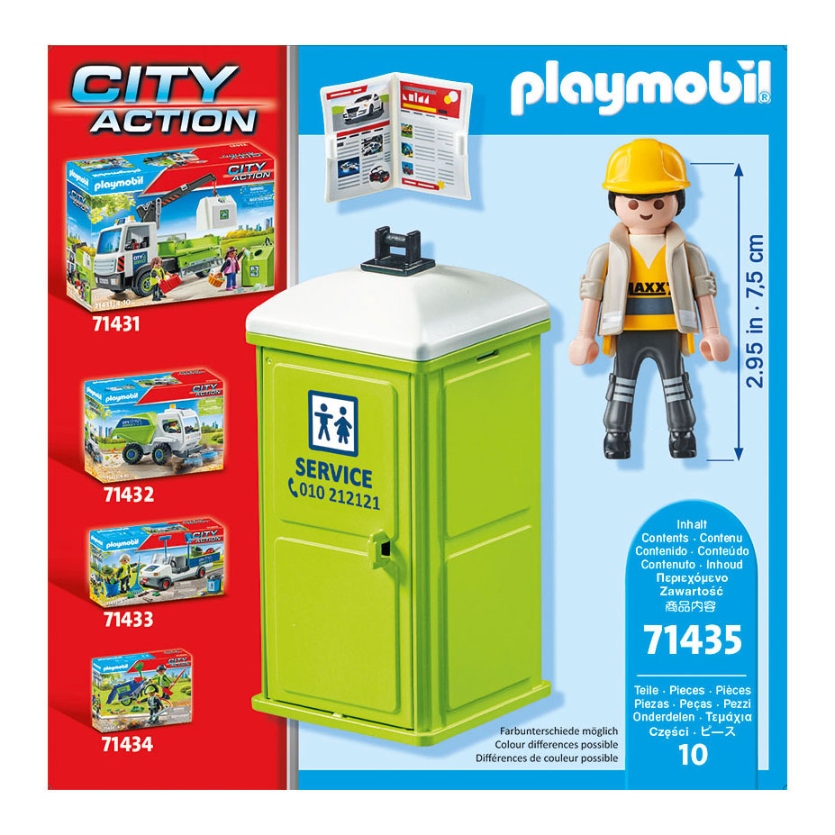 Playmobil City Action Toilettes mobiles - 71435