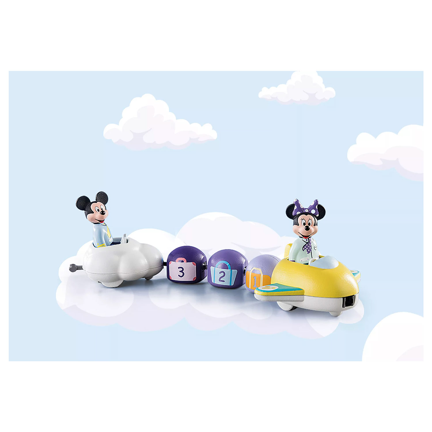 Playmobil 1.2.3. Train nuage Mickey Mouse - 71320