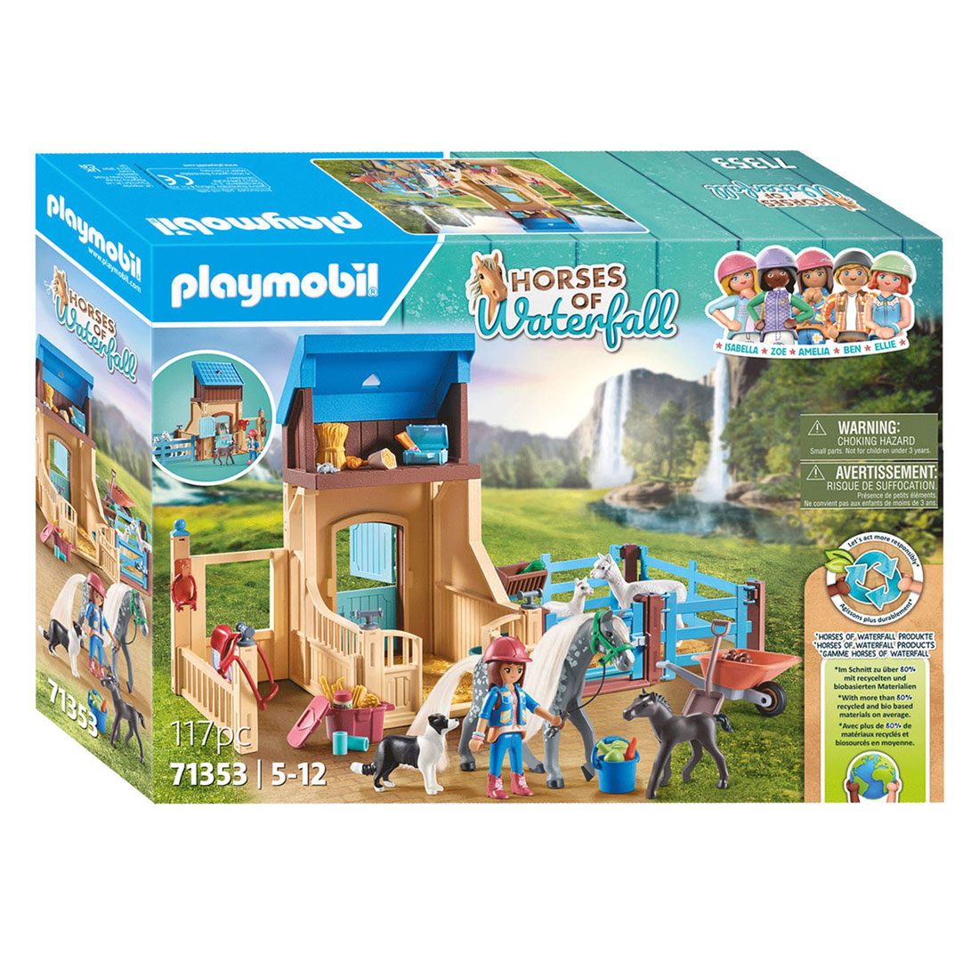 Playmobil Horses of Waterfall Amelia en Whisper Speelset - 71353