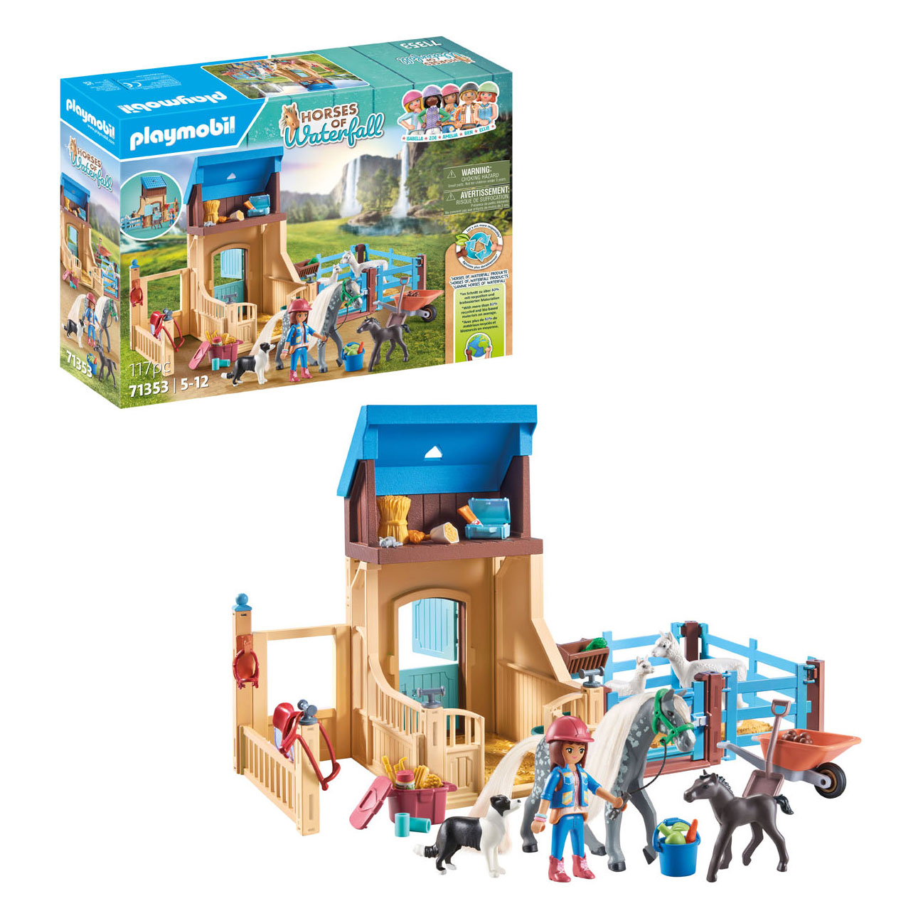 Playmobil Horses of Waterfall Amelia en Whisper Speelset - 71353