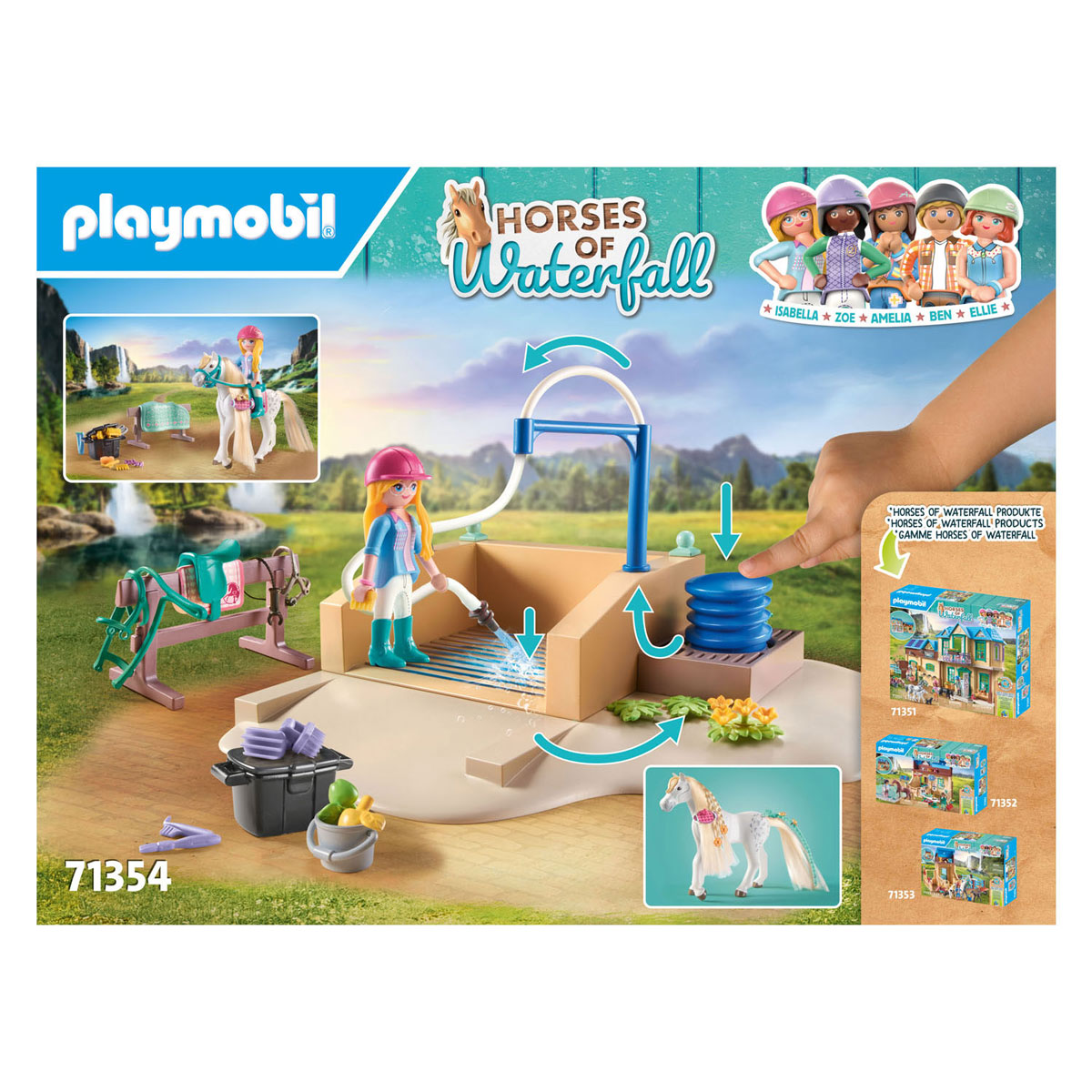 Playmobil Horses of Waterfall Isabella en Leeuwin Speelset - 71354