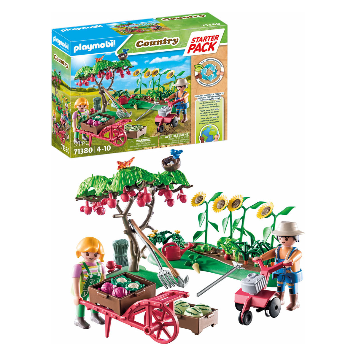 Playmobil Country Starter Pack Bauernhof-Gemüsegarten – 71380
