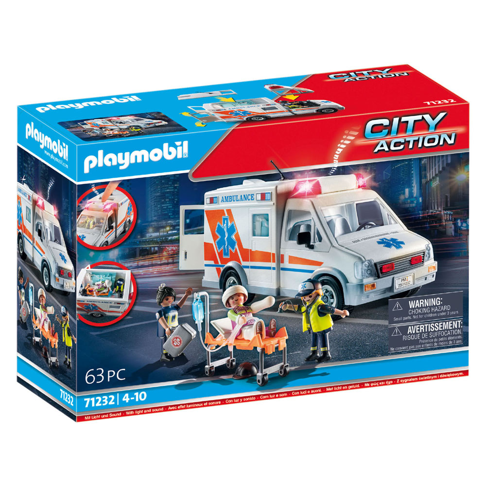 Playmobil Ambulance met licht en geluid 71232