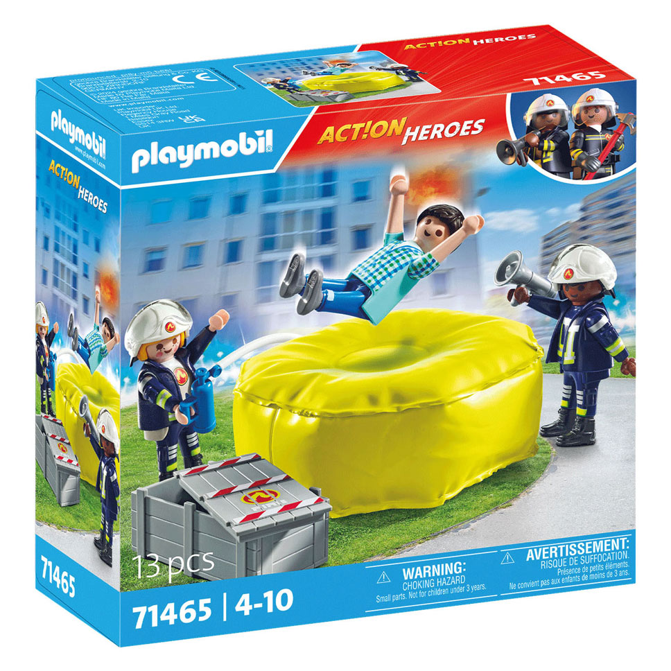Playmobil Action Heroes Brandweerlieden met Luchtkussens 71465