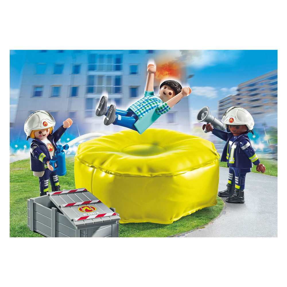 Playmobil Action Heroes Pompiers avec coussins d'air - 71465