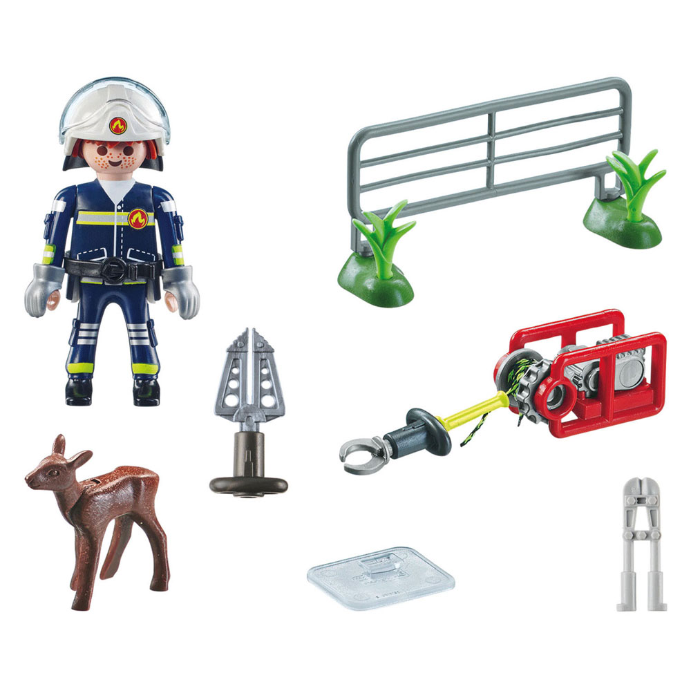 Playmobil Action Heroes Tierschutz Feuerwehr – 71467