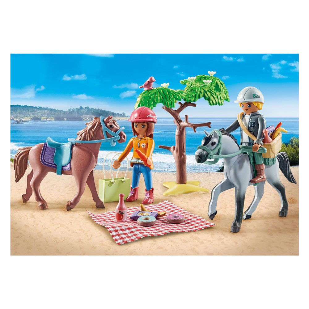 Playmobil Country Equitation jusqu'à la plage avec Amelia et Ben - 71470