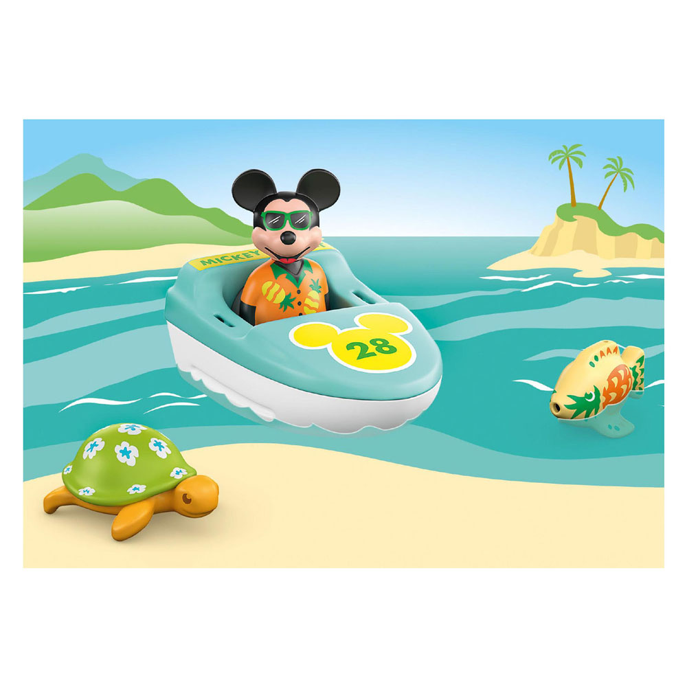 Playmobil 1.2.3. Disney: Promenade en bateau de Mickey - 71707