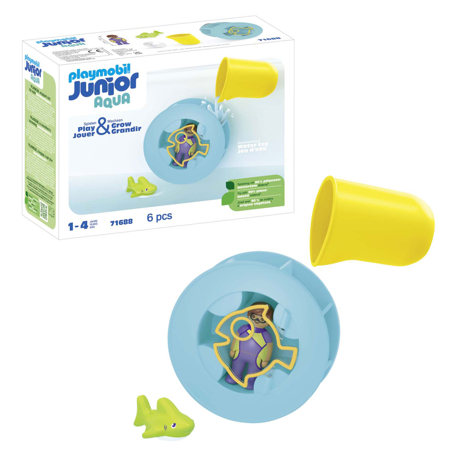 Playmobil Junior Wasser-Whirlpool mit Babyhai – 71688