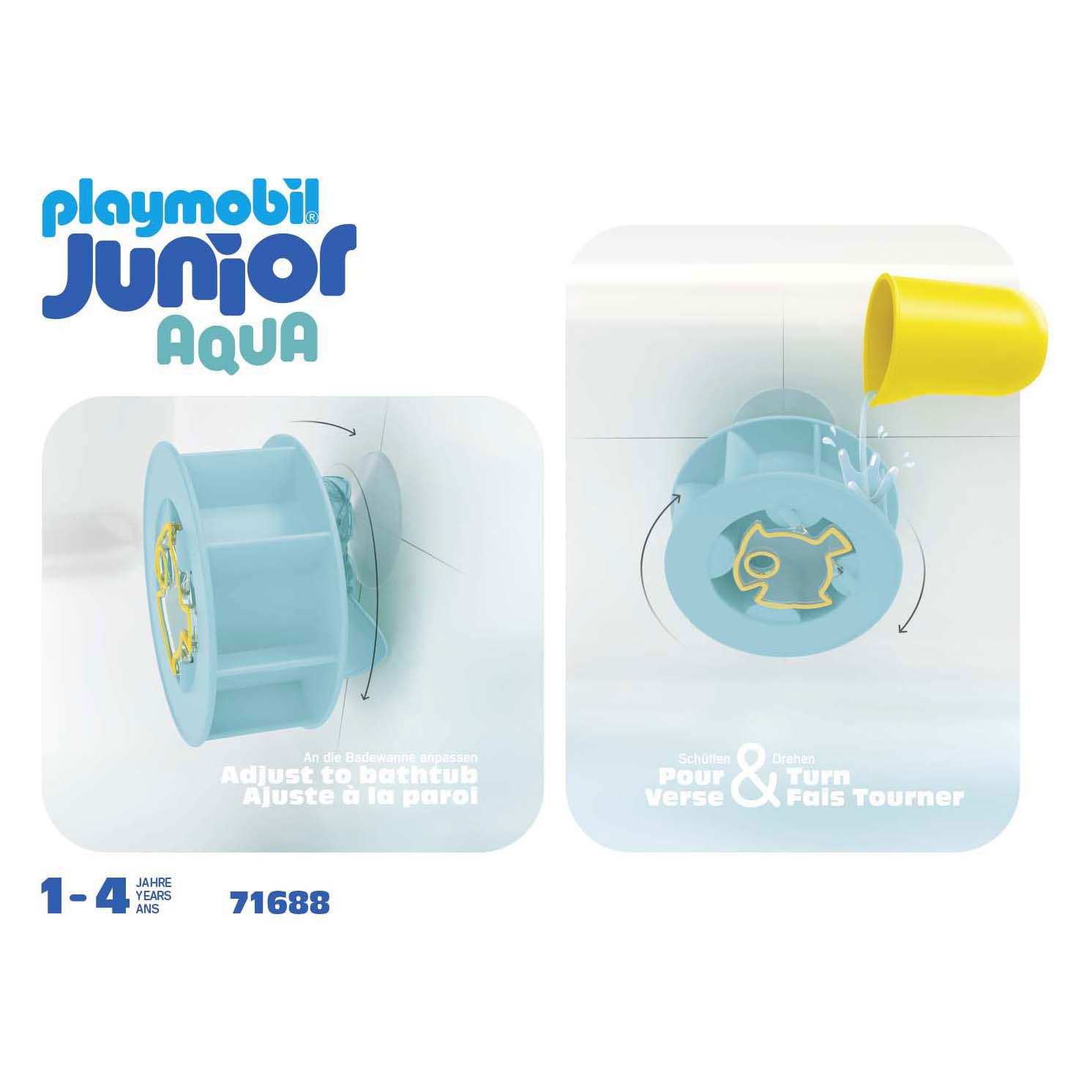 Playmobil Junior Bain à remous avec bébé requin - 71688