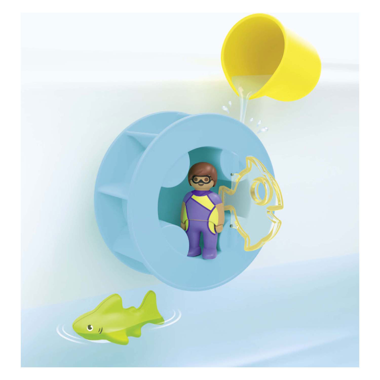 Playmobil Junior Bain à remous avec bébé requin - 71688