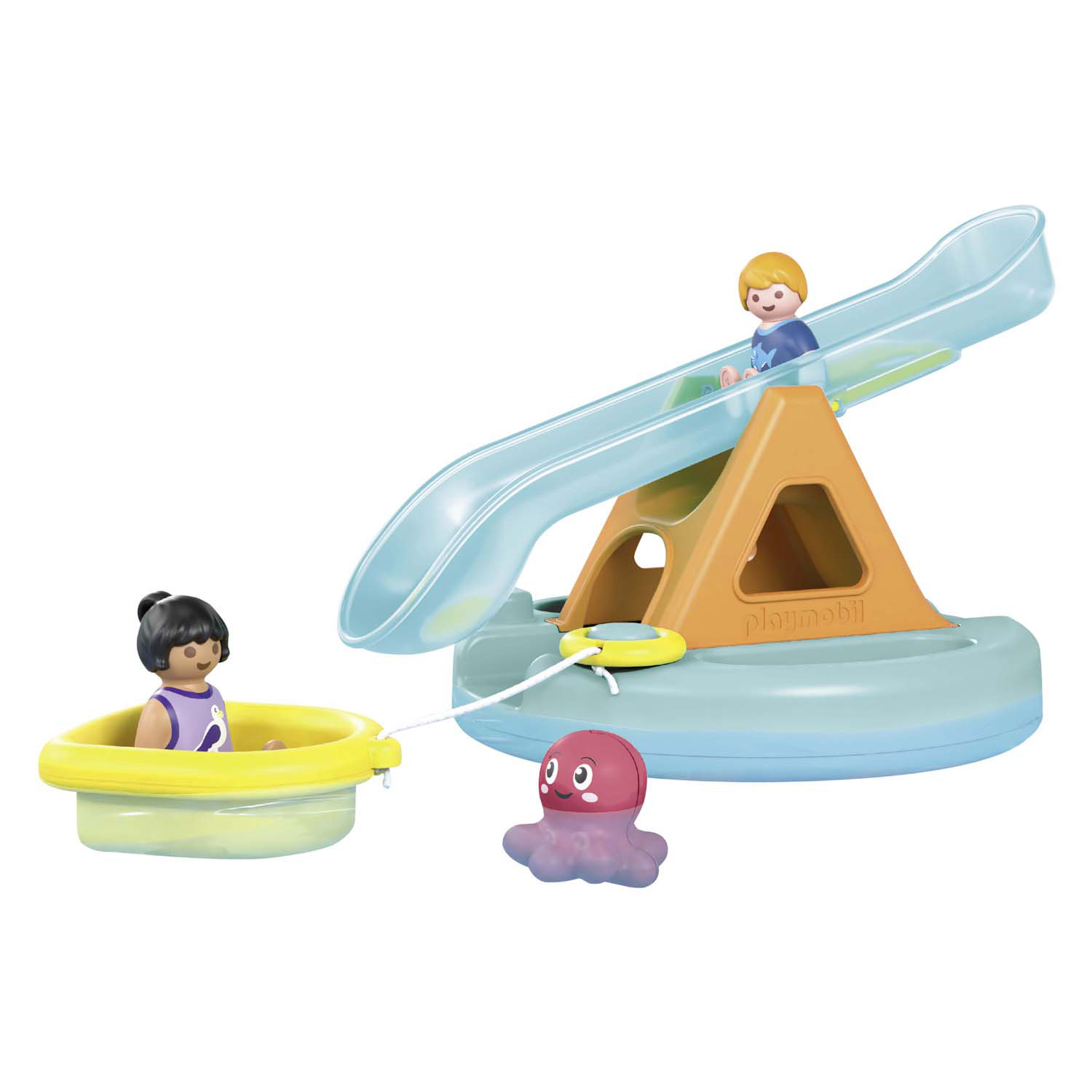 Playmobil Junior Schwimminsel mit Wasserrutsche – 71687