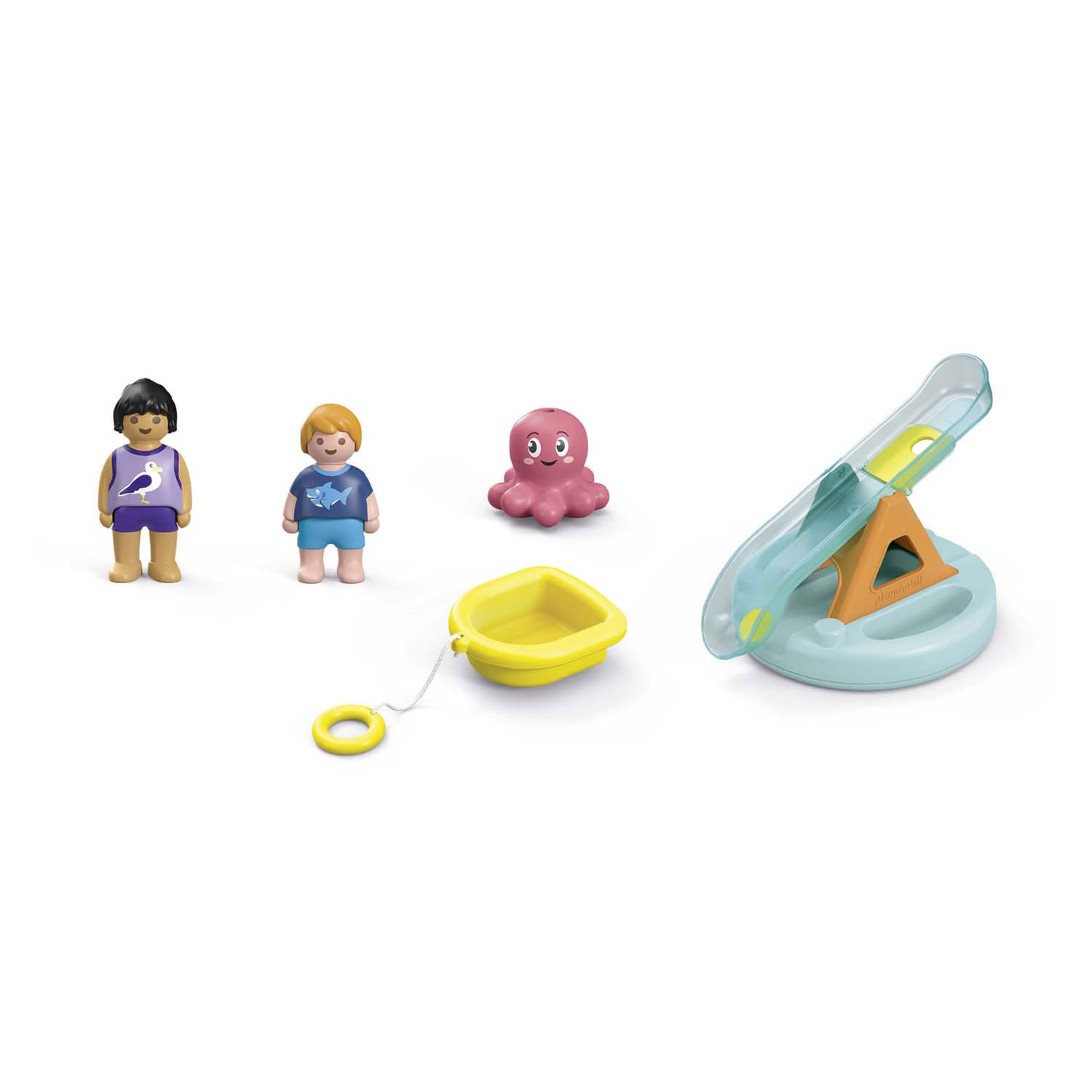 Playmobil Junior Zwemeiland met Waterglijbaan - 71687