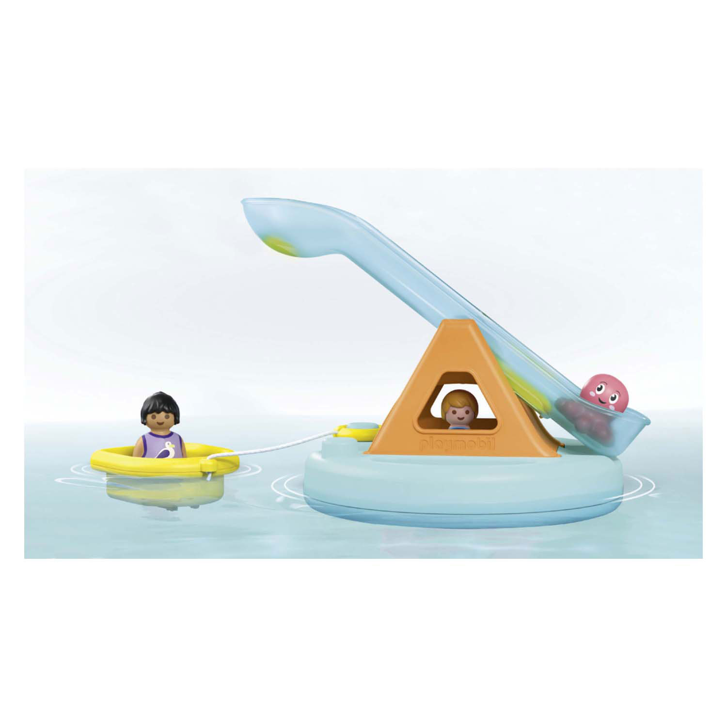 Playmobil Junior Île de Natation avec Toboggan Aquatique - 71687