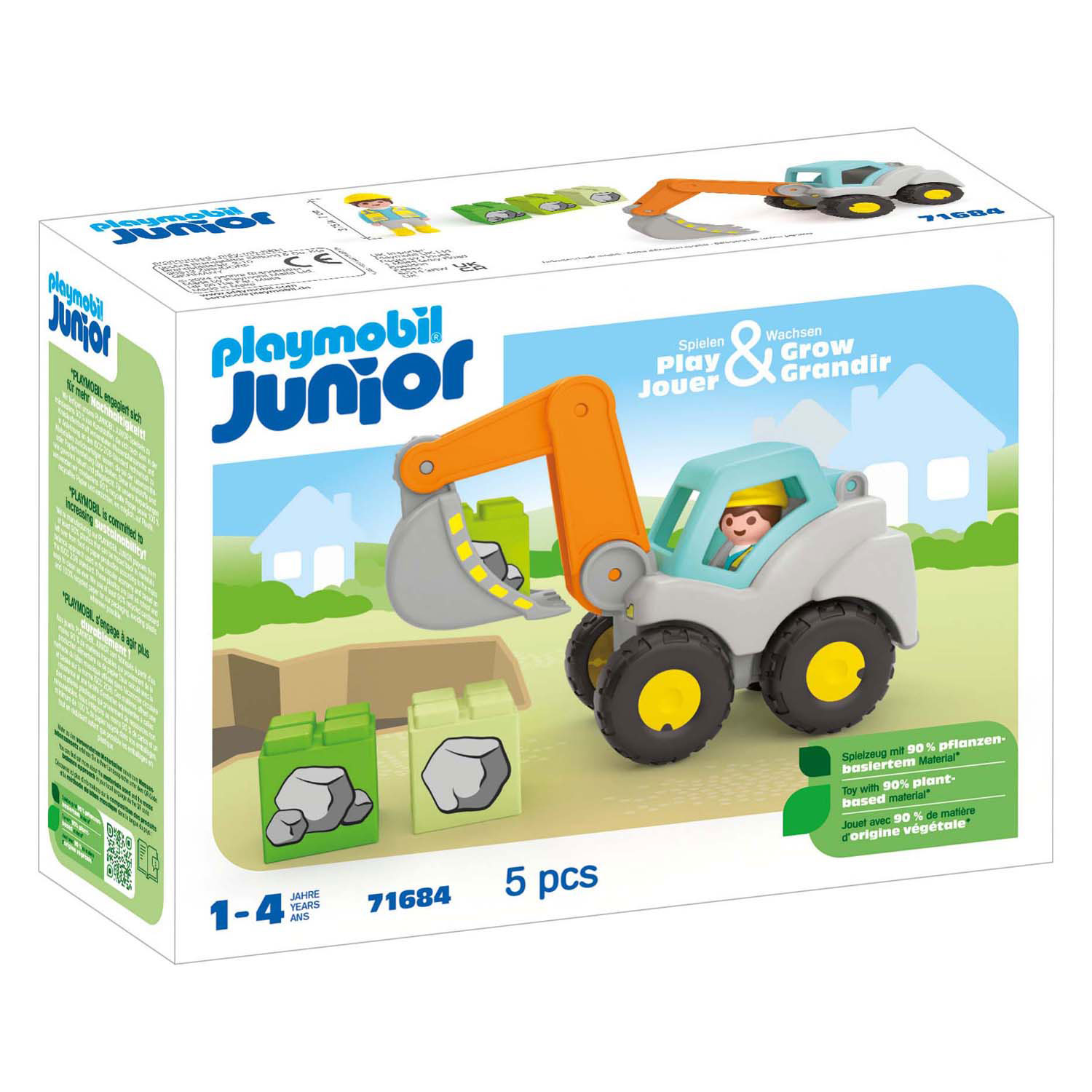 Playmobil Junior Baggerlader – 71684