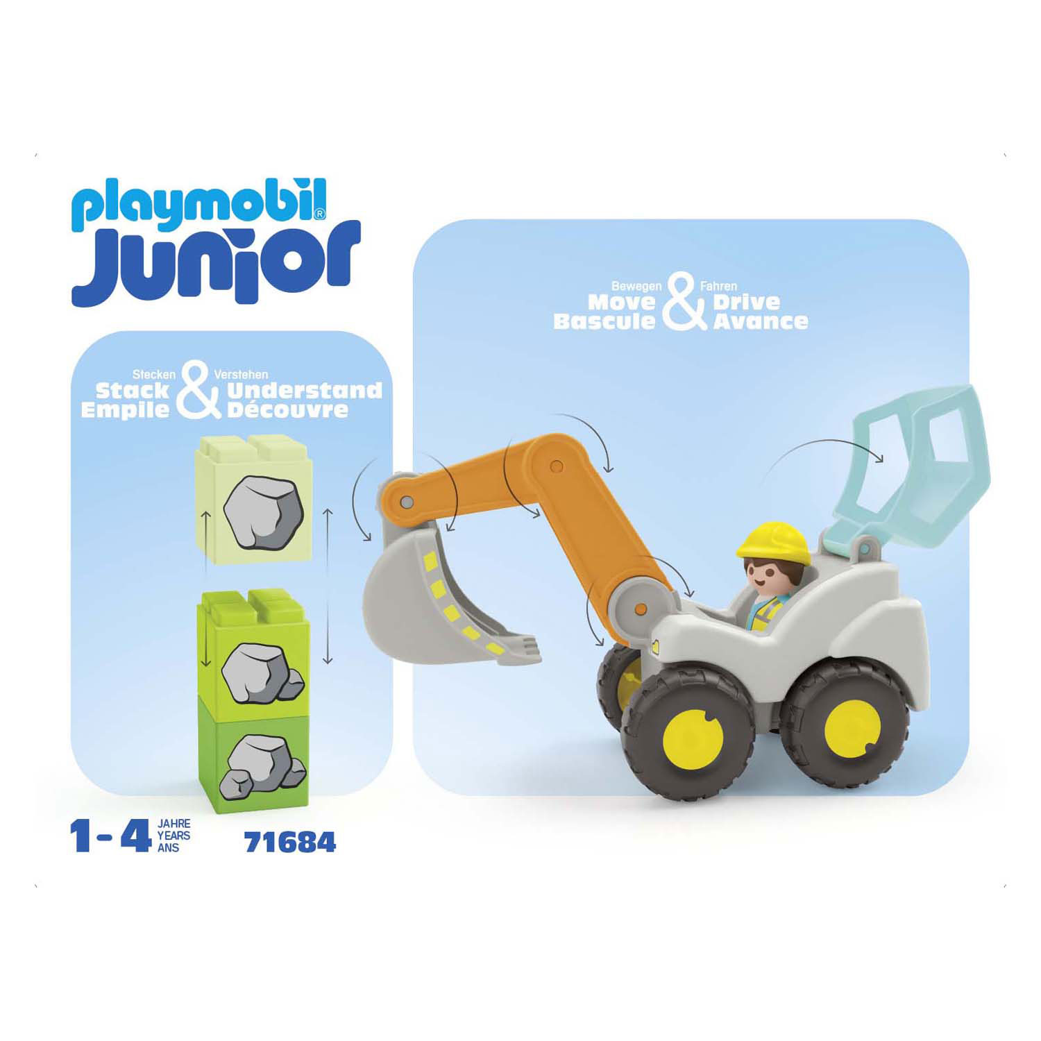 Playmobil Junior Tractopelle - 71684