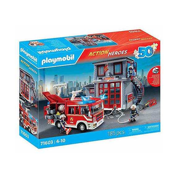 Mégaset des pompiers Playmobil Action Heroes - 71603