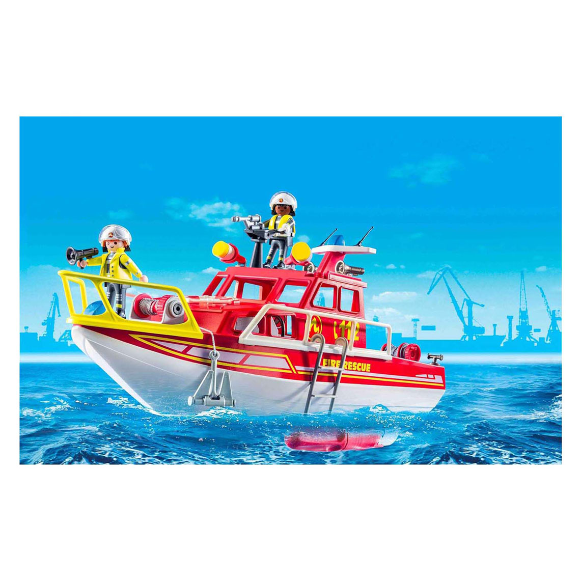 Bateau de pompiers des pompiers Playmobil - 71598