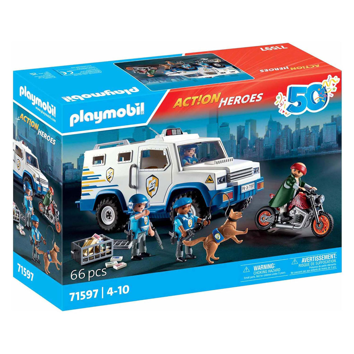 Playmobil Polizei-Geldtransporter - 71597