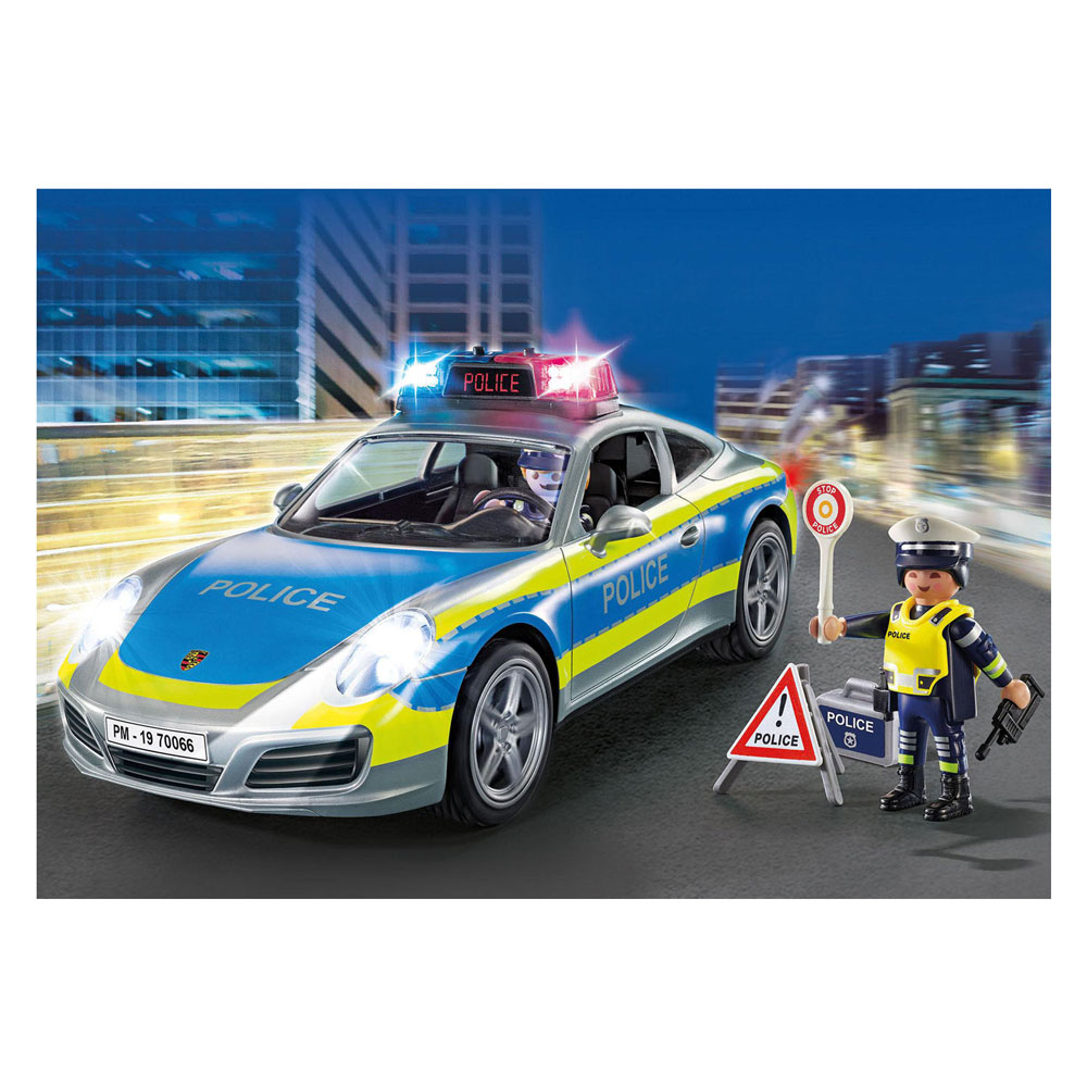 Playmobil Porsche 911 Carrera 4S Police - Blanc - 70066