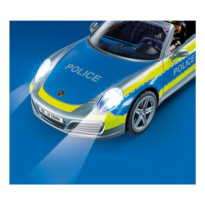 Playmobil Porsche 911 Carrera 4S Police - Blanc - 70066