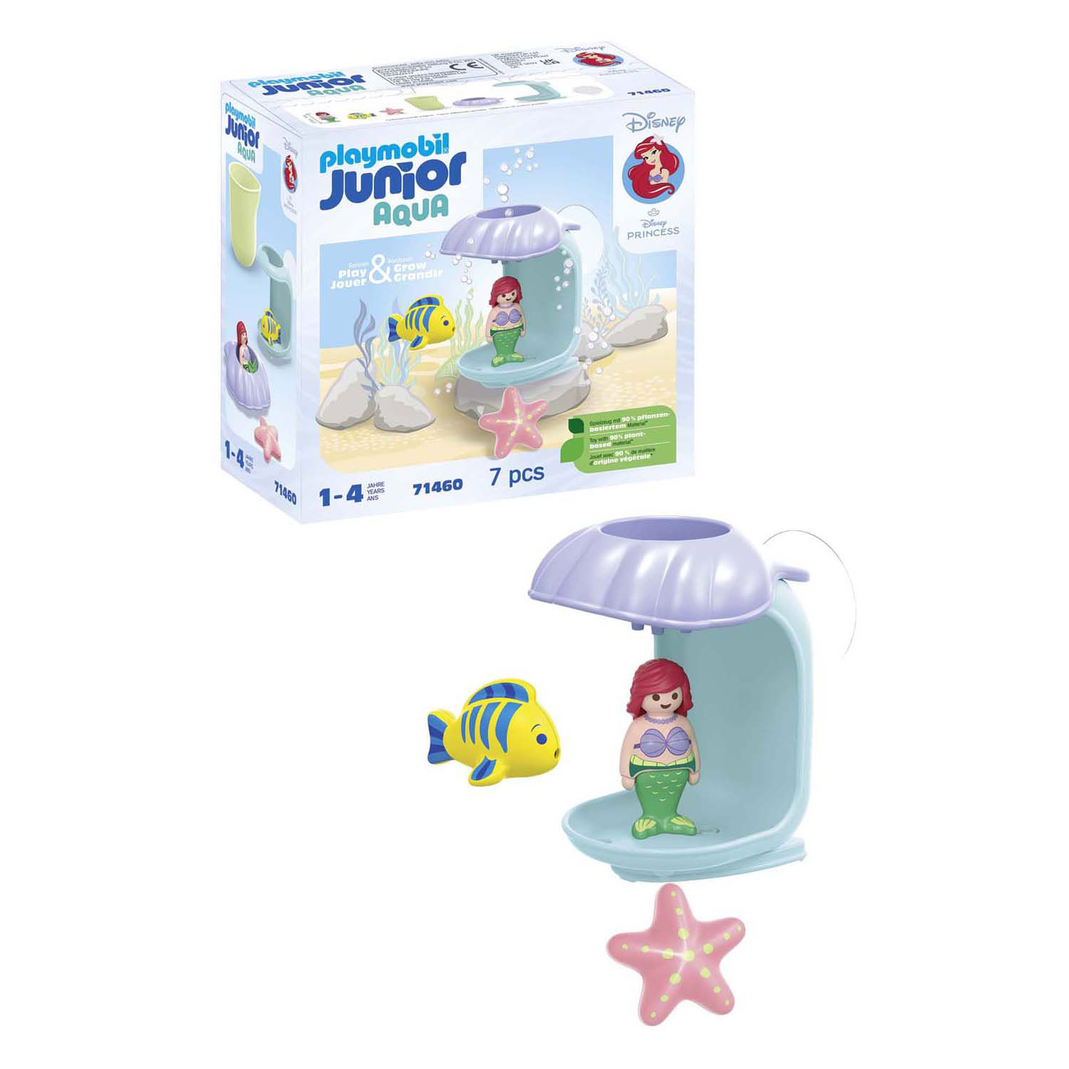 Playmobil Junior & Disney La douche en coquillage d'Ariel - 71460