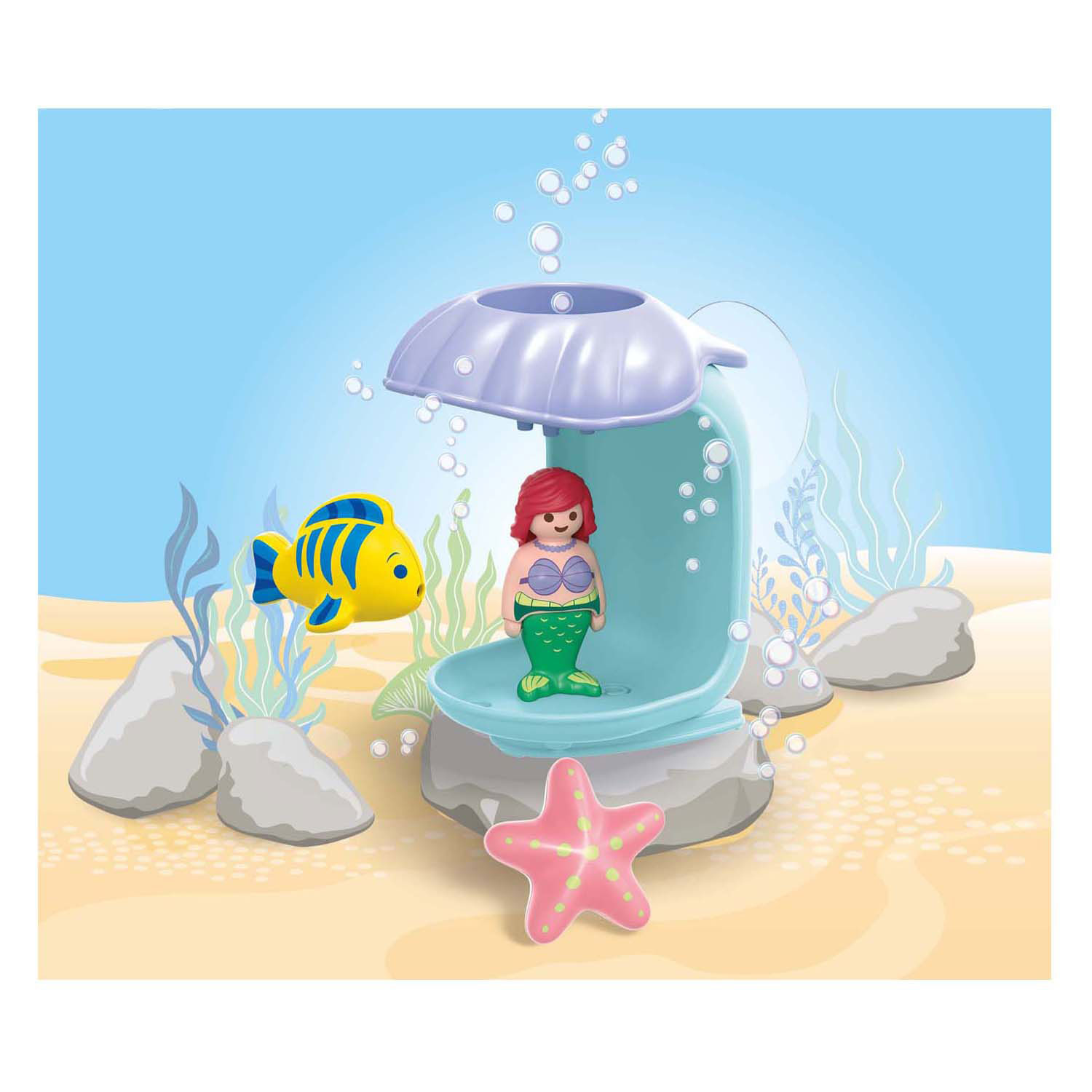 Playmobil Junior & Disney La douche en coquillage d'Ariel - 71460