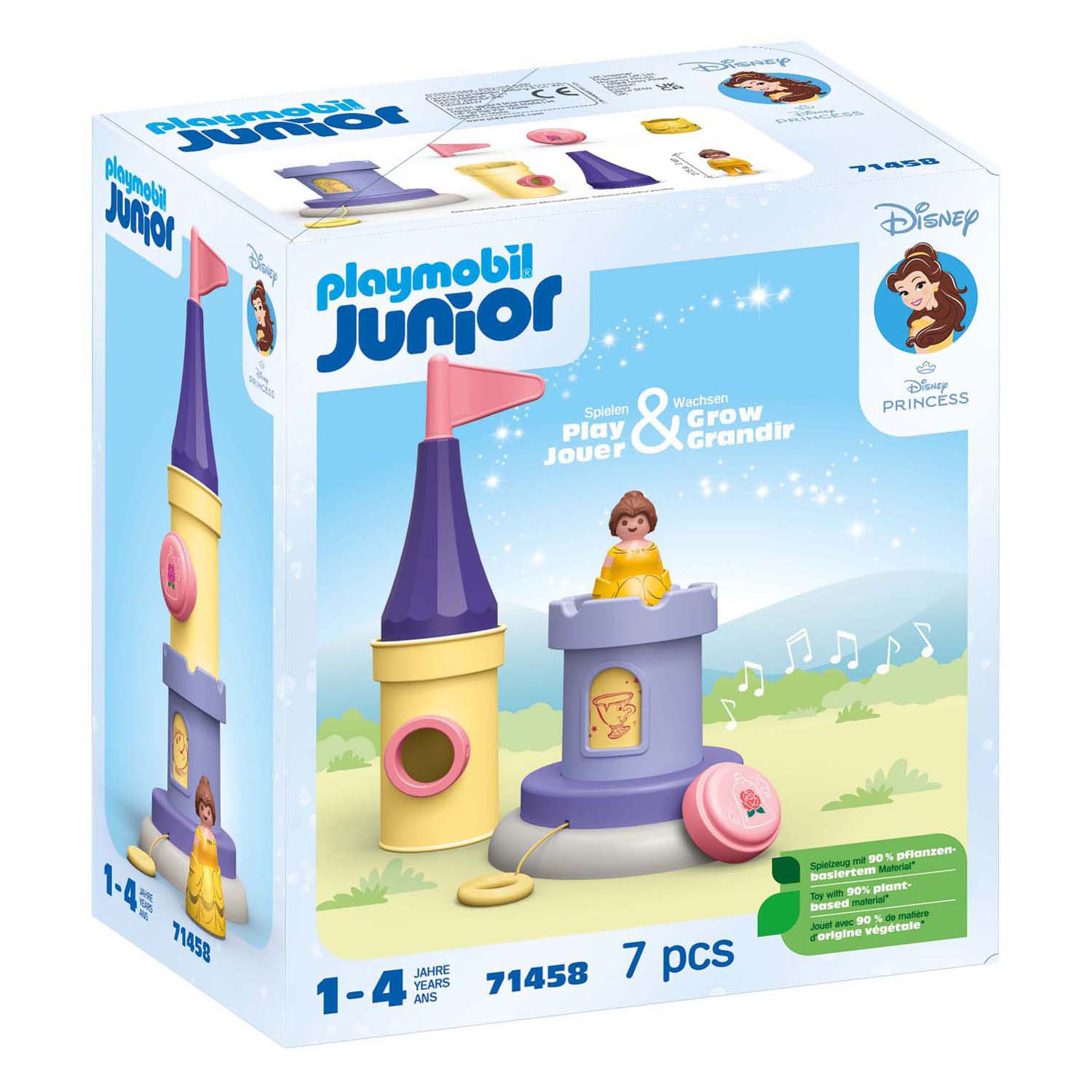 Playmobil Junior & Disney Belle's Play Tower avec mélodie - 71458