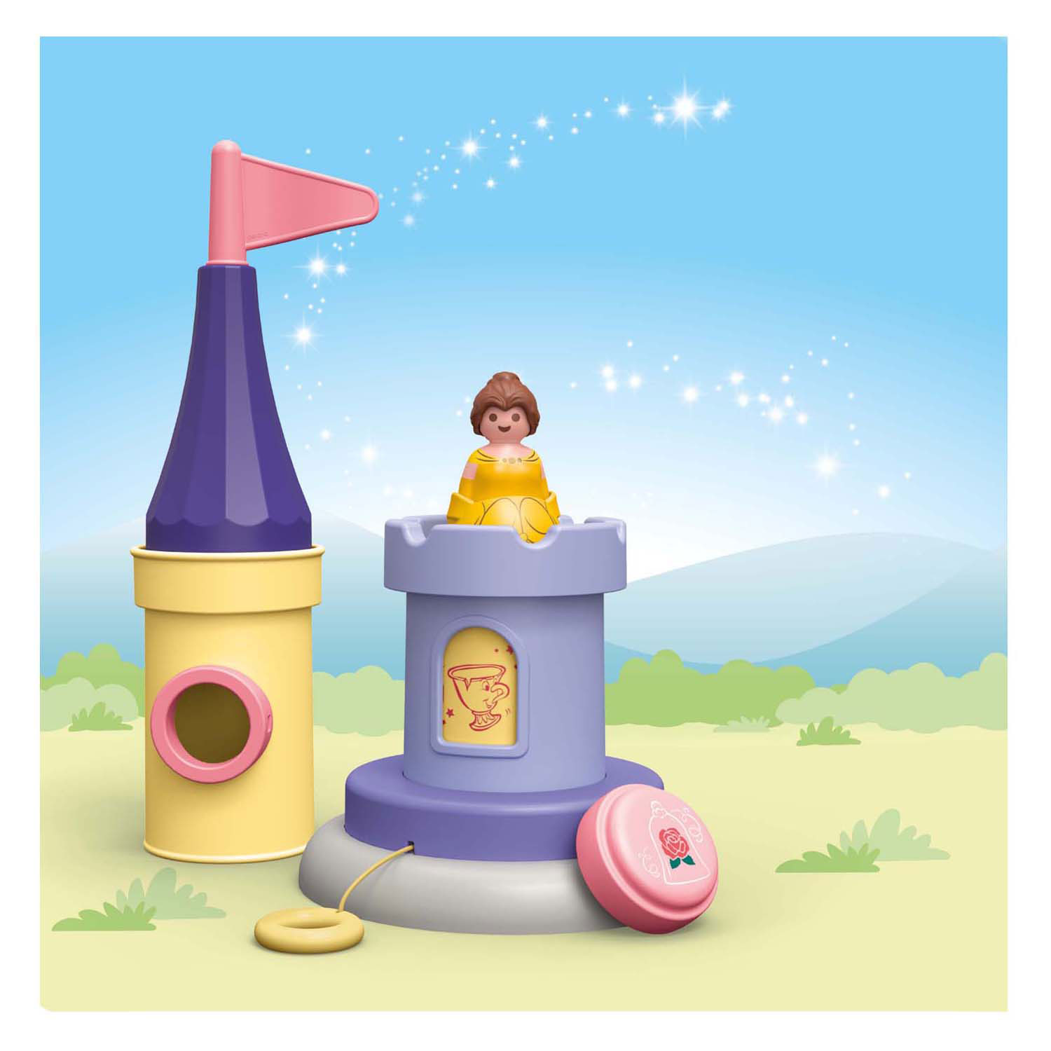 Playmobil Junior & Disney Belles Spielturm mit Melodie – 71458