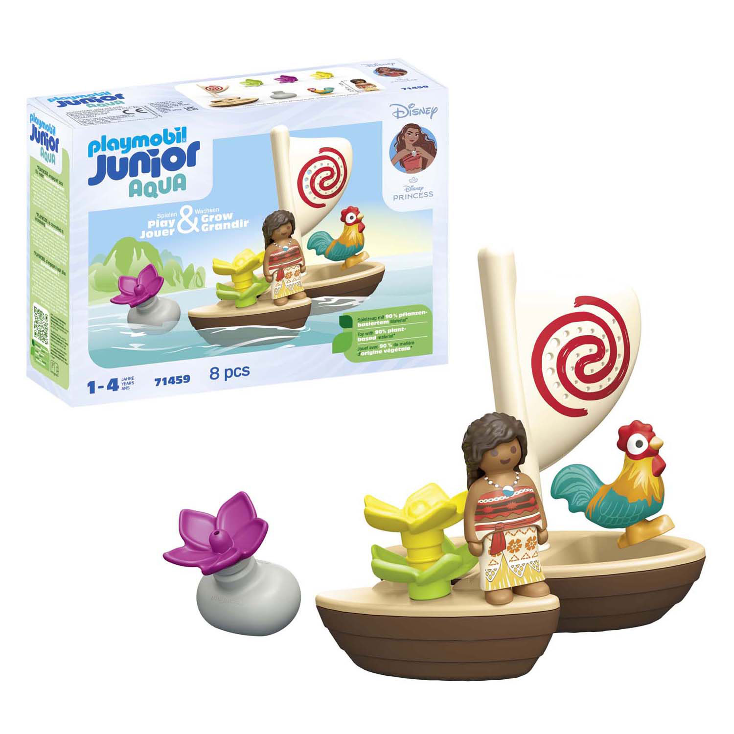 Playmobil Junior et le catamaran de Disney Moana - 71459