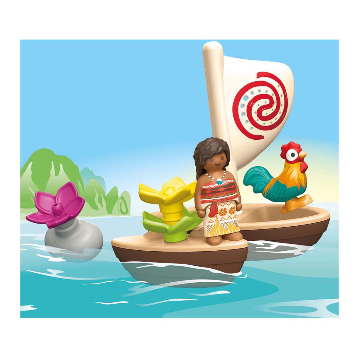 Playmobil Junior et le catamaran de Disney Moana - 71459