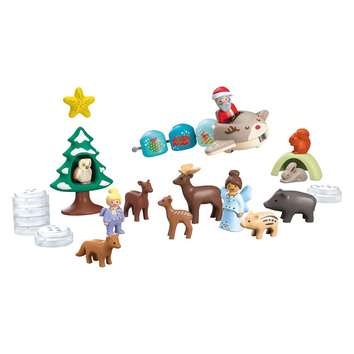 Calendrier de l'Avent Playmobil Junior Noël Blanc - 70297