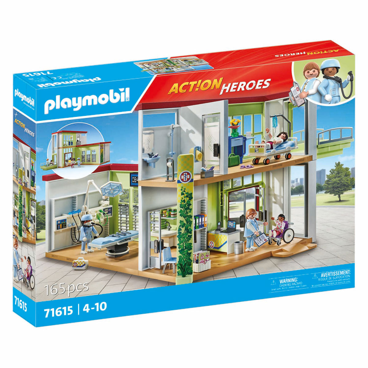 Playmobil Action Heroes Neues Krankenhaus – 71615