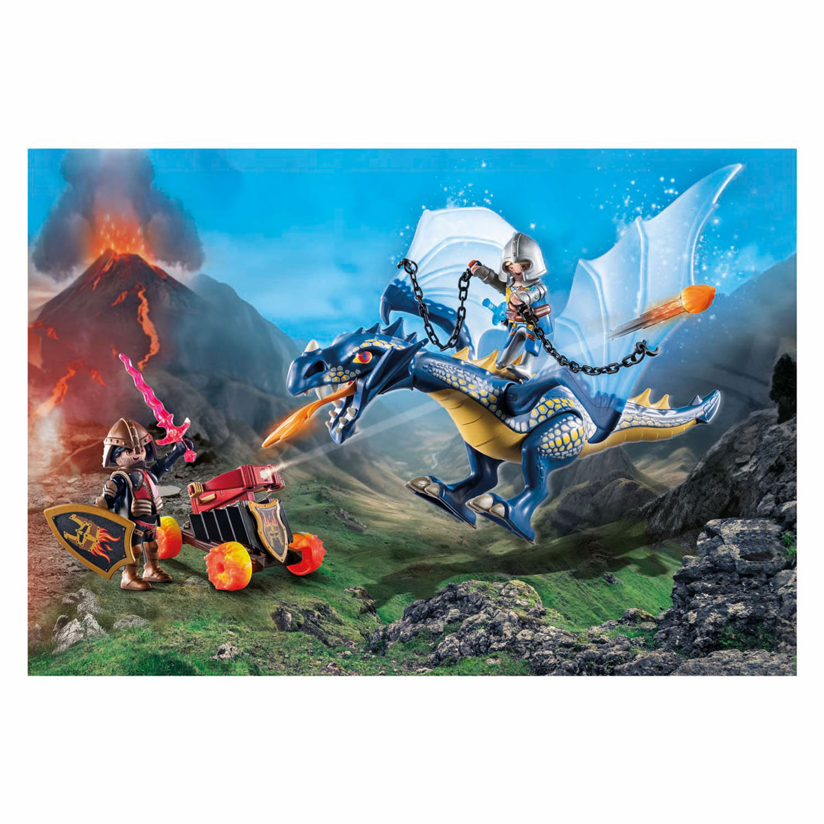 Playmobil Novelmore gardant l'or du dragon - 71644