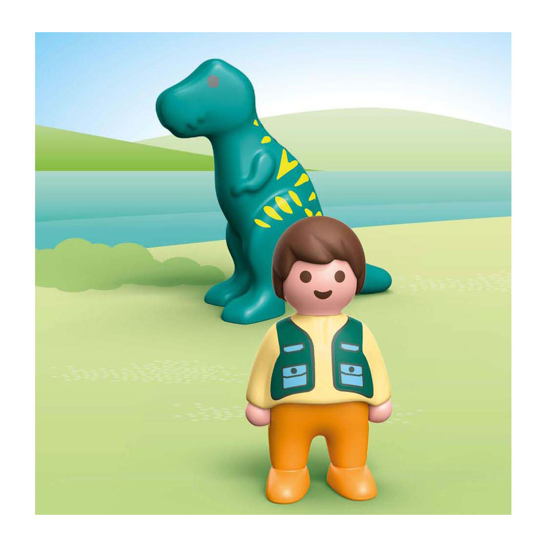 Playmobil Junior Dinosaure et figurine de jeu - 71892