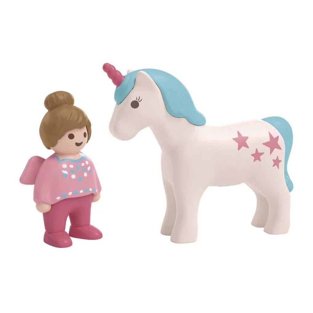 Playmobil Junior Licorne avec figurine de jeu - 71893