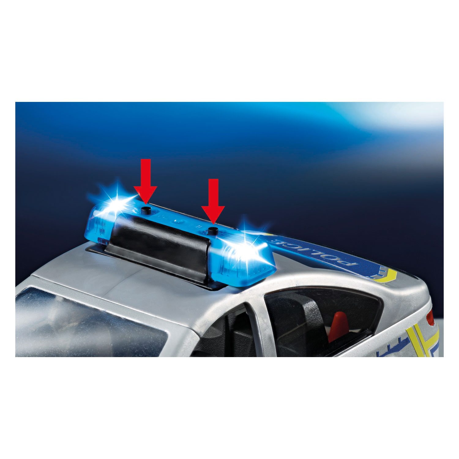 Voiture de patrouille de police Playmobil Action Heroes, 24 pièces - 71729