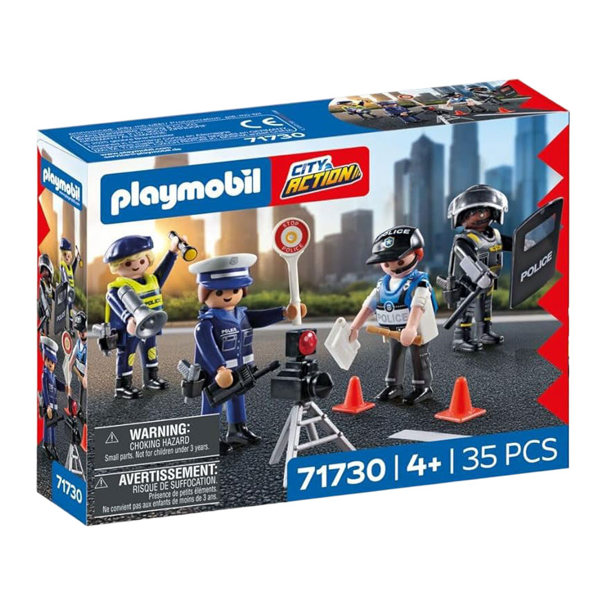 Coffret de figurines Playmobil Action Heroes Police - 71730
