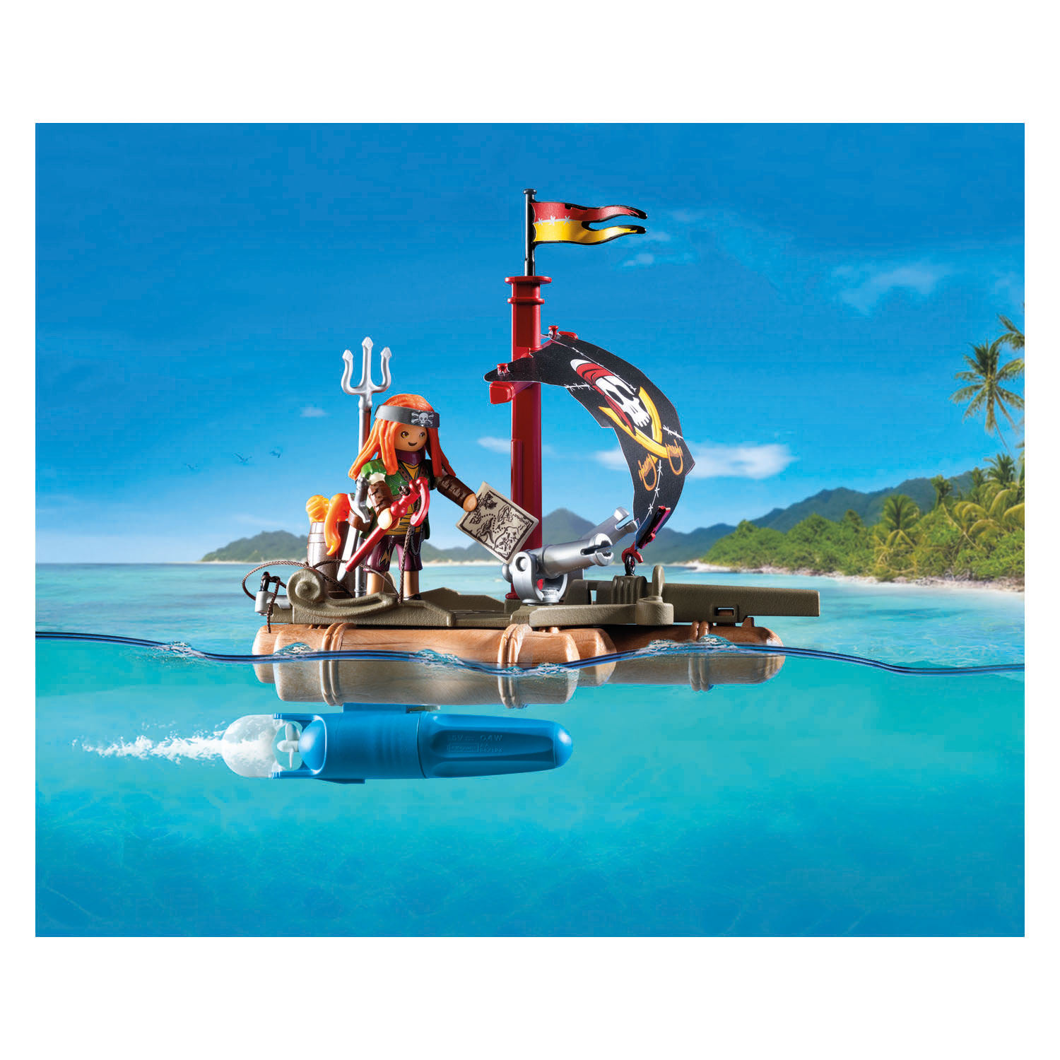 Playmobil Pirates Radeau de pirates avec trésor - 71793