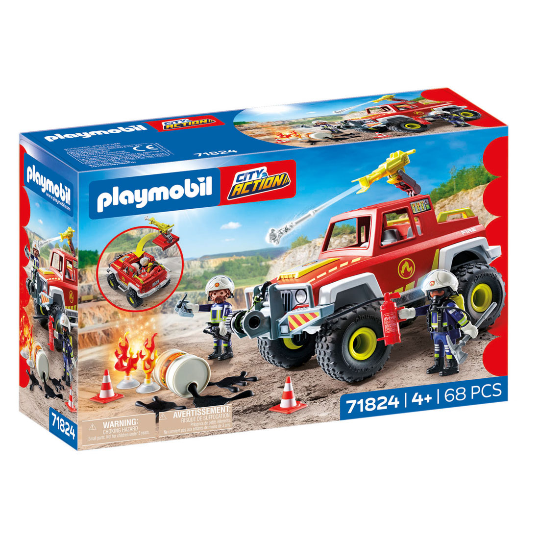 Camion de pompiers Playmobil Action Heroes - 71824